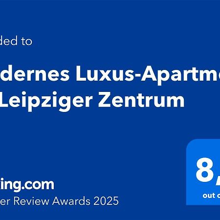 Modernes Luxus-Apartment Im Leipziger Zentrum Exterior photo